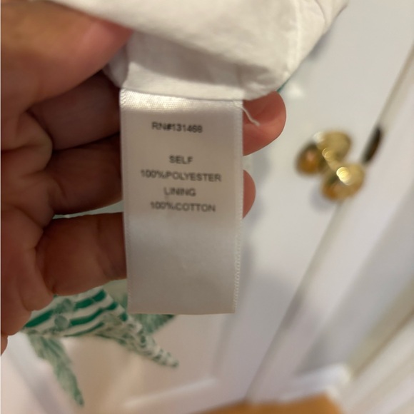 Fate Green Striped Floral Ruffle Sleeve Blouse, size Small - Picture 6 of 6